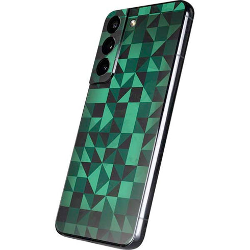 Black & Green Galaxy S22 Skin