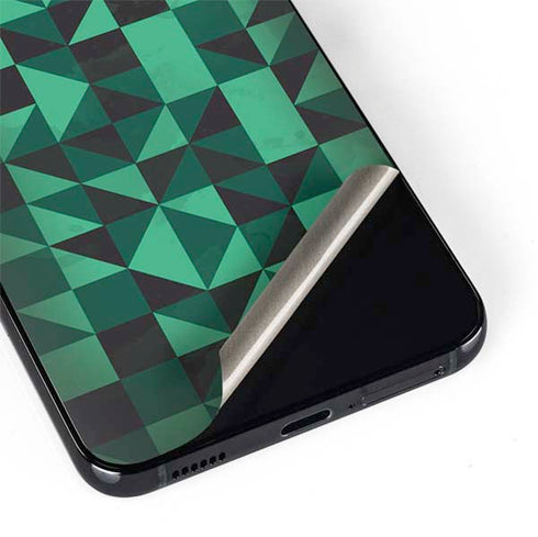Black & Green Galaxy S22 Skin