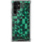 Black & Green Galaxy S22 Ultra Clear Case