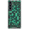 Black & Green Galaxy S23 FE Clear Case