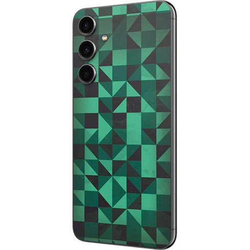 Black & Green Galaxy S23 FE Skin