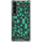 Black & Green Galaxy S23 Plus Clear Case