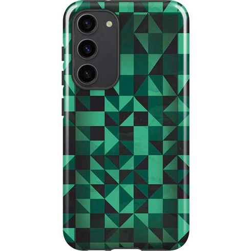 Black & Green Galaxy S23 Plus Pro Case