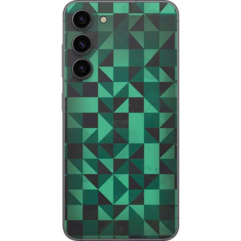 Black & Green Galaxy S23 Plus Skin