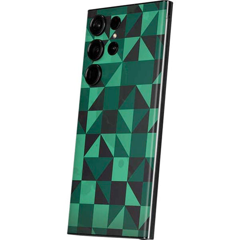 Black & Green Galaxy S23 Ultra Skin