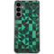 Black & Green Galaxy S24 Plus Clear Case