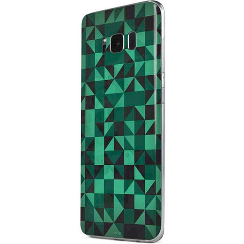 Black & Green Galaxy S8 Plus Skin