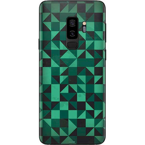 Black & Green Galaxy S9 Plus Skin