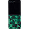 Black & Green Galaxy Z Flip5 5G Skin