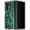 Black & Green Galaxy Z Fold4 5G Clear Case