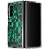 Black & Green Galaxy Z Fold4 5G Clear Case