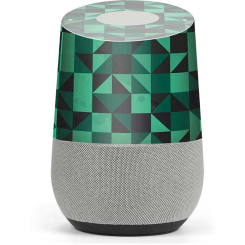 Black & Green Google Home Skin
