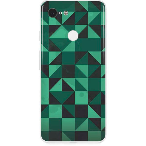 Black & Green Google Pixel 3 Skin