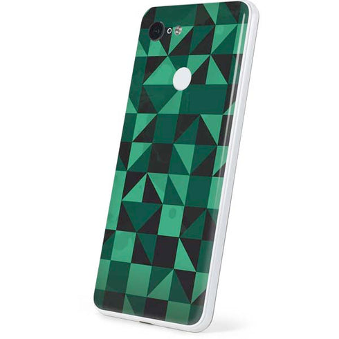Black & Green Google Pixel 3 Skin