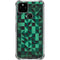Black & Green Google Pixel 5a 5G Clear Case
