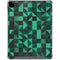 Black & Green iPad Pro 12.9in (2020) Clear Case