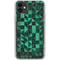 Black & Green iPhone 11 Clear Case