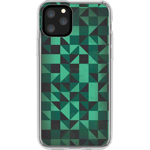 Black & Green iPhone 11 Pro Clear Case