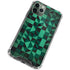 Black & Green iPhone 11 Pro Max Clear Case