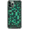 Black & Green iPhone 11 Pro Max Clear Case