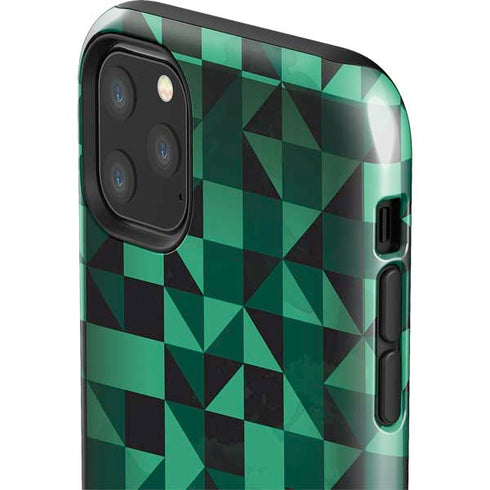 Black & Green iPhone 11 Pro Max Impact Case