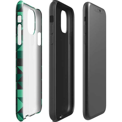Black & Green iPhone 11 Pro Max Impact Case