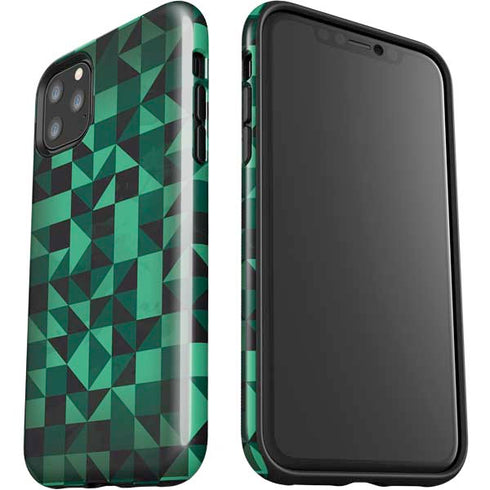 Black & Green iPhone 11 Pro Max Impact Case