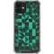 Black & Green iPhone 12 Clear Case