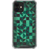 Black & Green iPhone 12 Clear Case