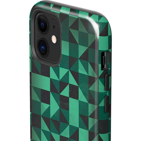 Black & Green iPhone 12 Impact Case