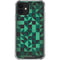 Black & Green iPhone 12 Mini Clear Case