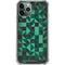 Black & Green iPhone 12 Pro Clear Case