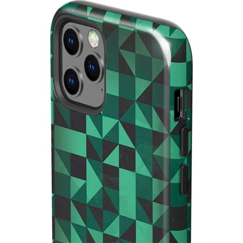 Black & Green iPhone 12 Pro Impact Case