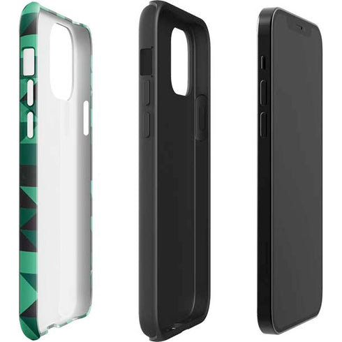 Black & Green iPhone 12 Pro Impact Case