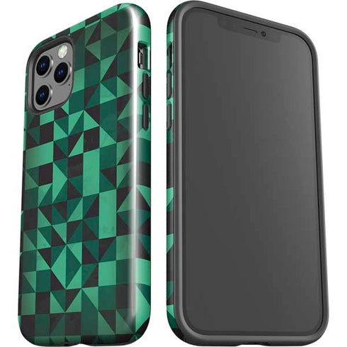 Black & Green iPhone 12 Pro Impact Case