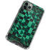 Black & Green iPhone 12 Pro Max Clear Case