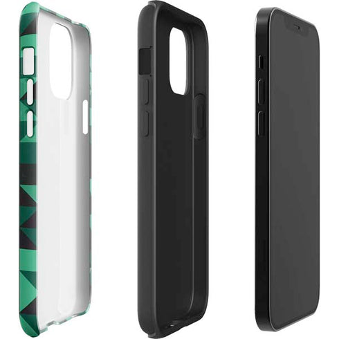 Black & Green iPhone 12 Pro Max Impact Case