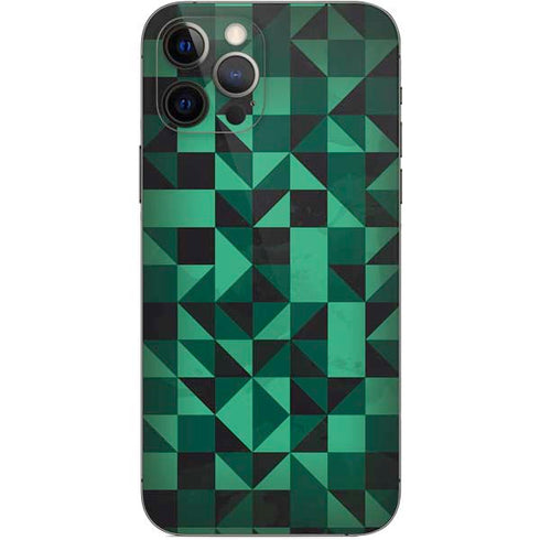 Black & Green iPhone 12 Pro Skin