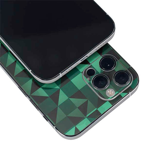Black & Green iPhone 12 Pro Skin