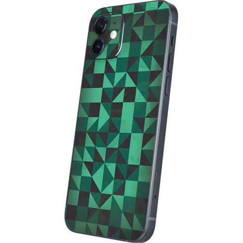 Black & Green iPhone 12 Skin