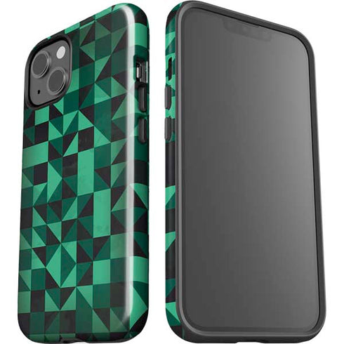 Black & Green iPhone 13 Impact Case
