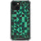 Black & Green iPhone 13 Mini Clear Case