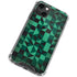 Black & Green iPhone 13 Mini Clear Case