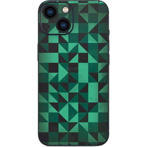 Black & Green iPhone 13 Mini Skin