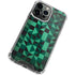 Black & Green iPhone 13 Pro Clear Case