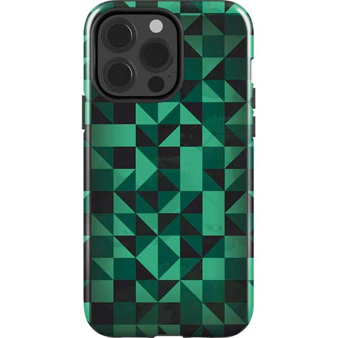 Black & Green iPhone 13 Pro Impact Case