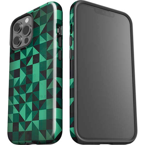 Black & Green iPhone 13 Pro Max Impact Case