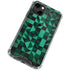 Black & Green iPhone 14 Clear Case