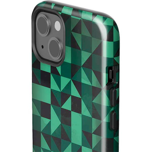 Black & Green iPhone 15 Plus Impact Case