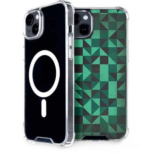 Black & Green iPhone 14 MagSafe Case